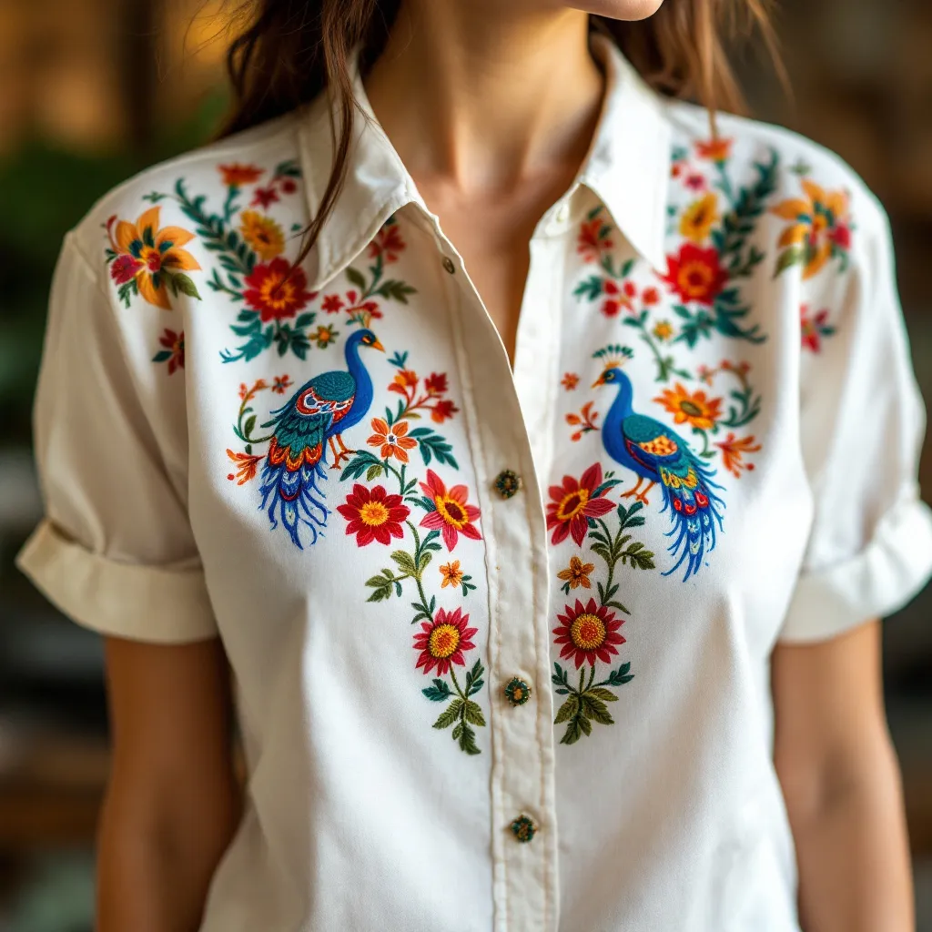embroidered shirts Orange County